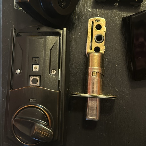 Kwikset Deadbolt Touchpad Electronic Bronze - Picture 2 of 4